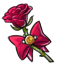 Beribboned Moon Rose