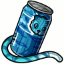 Blue Raspberry Tiger Soda