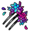 Nebula Floral Clip