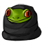 Charcoal Froggy Cloth
