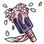Flourishing Bubble Gum Wrapped Ice Cream Pop