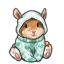 Minty Loveable Cozy Bunny Threads