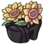 Tainted Sunflower Heels
