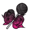 Mulberry Fabric Wrapped Cake Pop