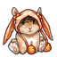 Harvest Bunny Beanie