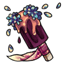 Flourishing Eventide Wrapped Ice Cream Pop