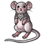 Muted Edgy Mousey Tattoo