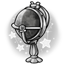 Charmingly Mismatched Moon Globe of Professor Waxin