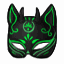 Venomous Demonic Neko Mask