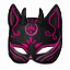 Riftborn Demonic Neko Mask