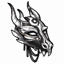 Starkly Angry Draconic Mask