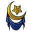 Regal Fabric of the Lunar Goddess