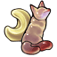Fire Agate Statue of the Lunar Kitsune