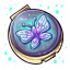Iridescent Butterfly Compact
