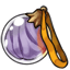 Lavender Fabric Stuffed Ornament