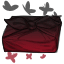 Bloody Butterfly Furoshiki Bow