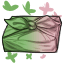 Sakura Matcha Butterfly Furoshiki Bow