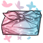 Glitter Candy Butterfly Furoshiki Bow