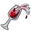 Spilled Holiday Wine
