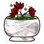 Bowl of Tranquil Holiday Petals