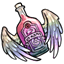 Pale Rainbow Bottled Wings