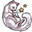 Pale Starry Feline Ears