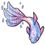 Candy Rave Betta Tail