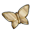 Golden Butterfly Hair Gem