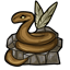 Feathered Snake Figurine