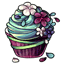 Poison Laced Floral Cupcake