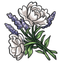 Lavender and Alabaster Peony Bouquet