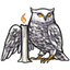 Illuminating Lectern of the Snowy Owl