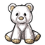 Shimmery Plush of the Snowy Bear