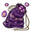 Luminous Violet Scrying Stones
