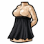 Black-Hearted Flirty Skirt