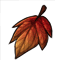 Fallen Red Maple Leaf