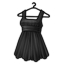 Black Rockabilly Summer Dress