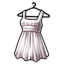 White Rockabilly Summer Dress