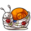 Puffed Up Tulip Snail