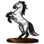 Dapple Gray Stallion Figurine