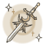 Golden Moonlight Sword