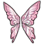 Pink Butterfly Fairy Wings