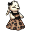 Leopard Rockabilly Bunny Dress