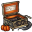 Dark Music Strand Box With A Pumpkin