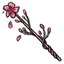 Dark Pink Magically Spring Branch