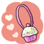 Your Violet Cupcake Bag