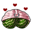 Lovingly Wrapped Cute Melon Fabric