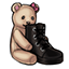 Noir Teddy Boots