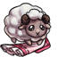 Chibi Sheep Fabric