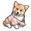 Cutesy Girly Corgi